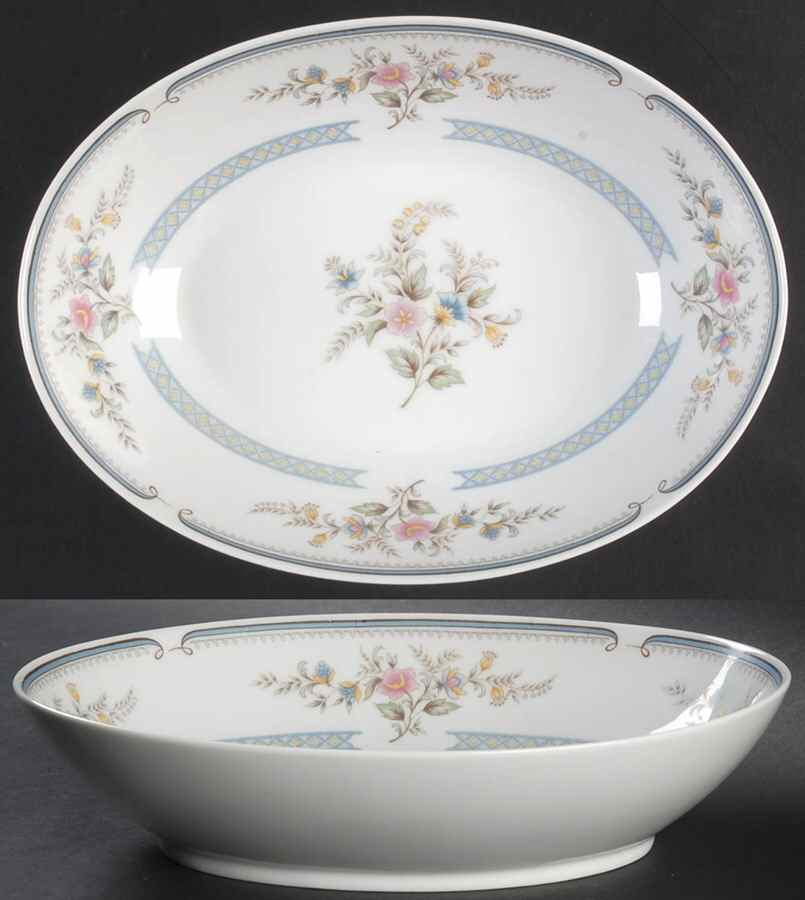 Stratford 10" Oval Vegetable Bowl by Brookwood-1