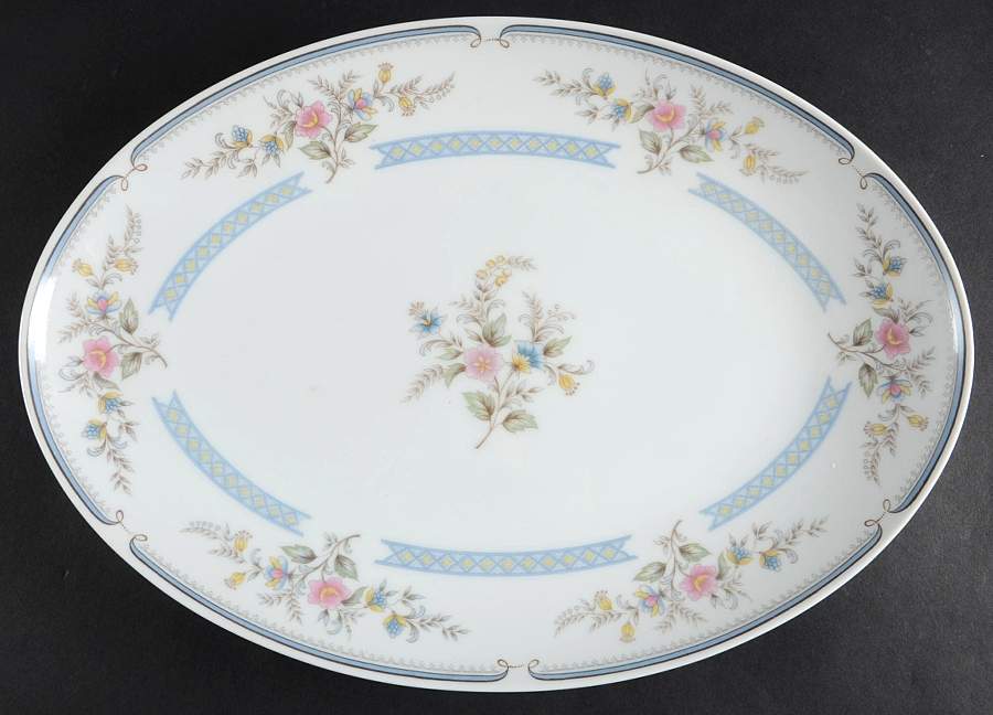 Stratford 14" Oval Serving Platter by Brookwood-1