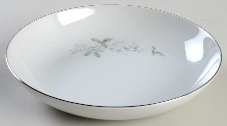 White Rose Coupe Soup Bowl by Brookwood-1