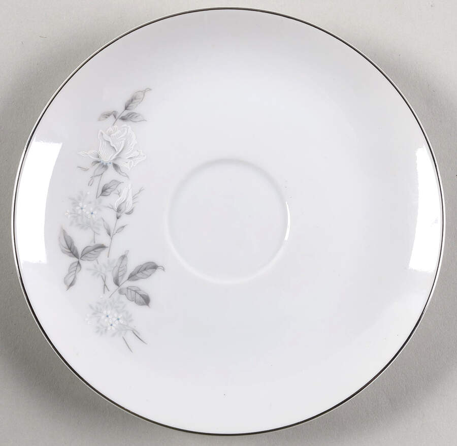 White Rose Saucer by Brookwood-1