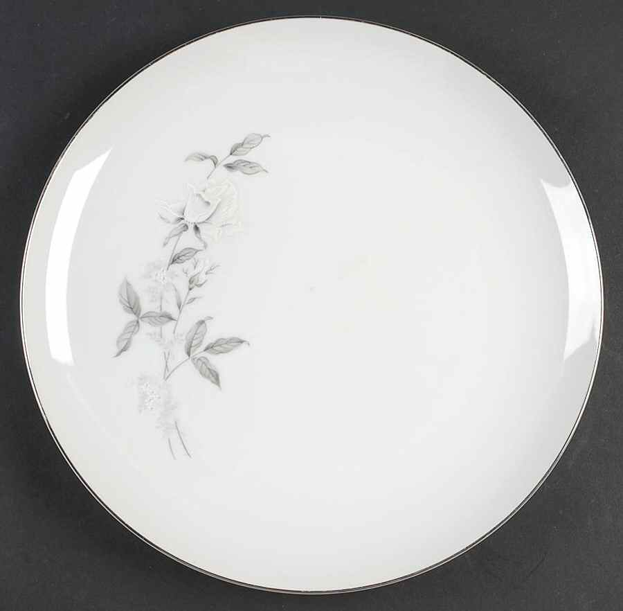 White Rose 12" Chop Plate (Round Platter) by Brookwood-1