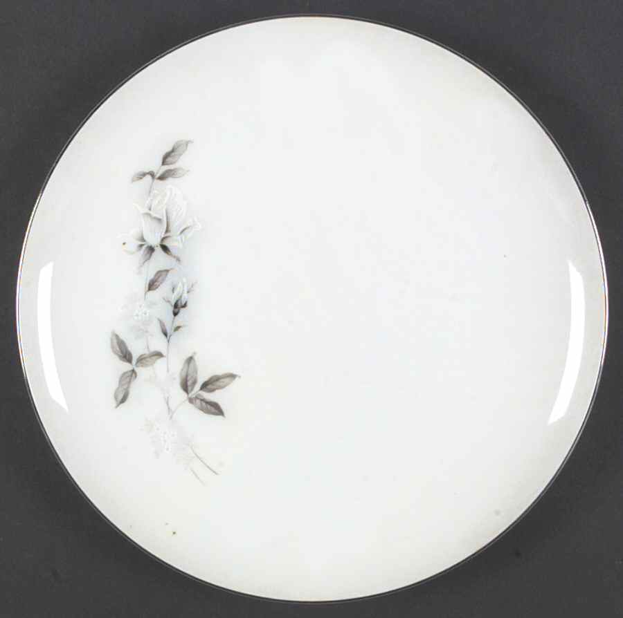 White Rose Dinner Plate by Brookwood-1
