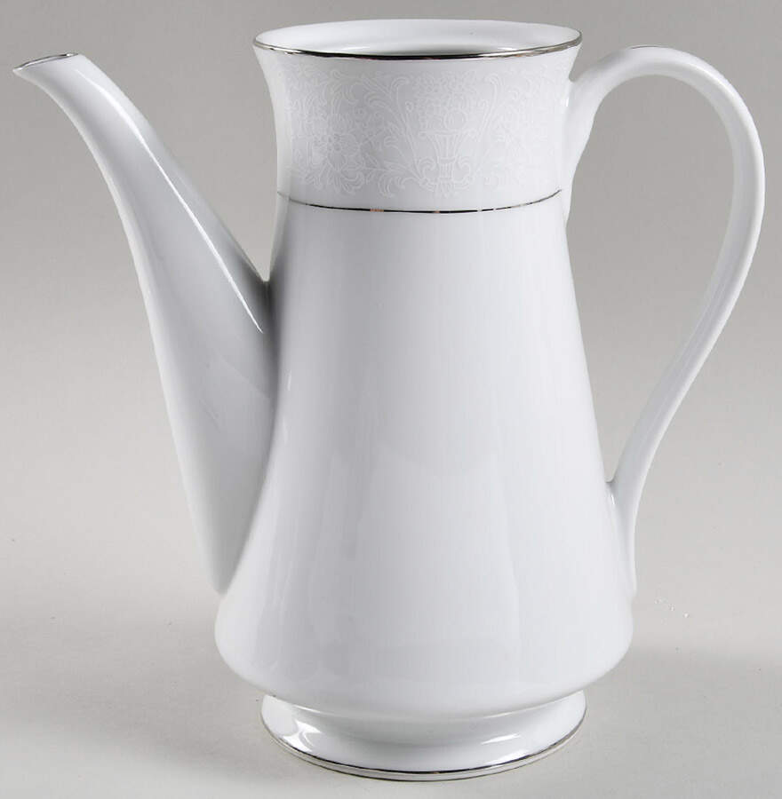 Winter Lace Coffee Pot No Lid by Brookwood-1