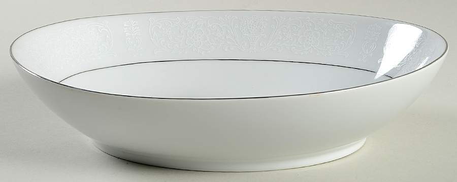 Winter Lace 10" Oval Vegetable Bowl by Brookwood-1