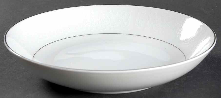 Winter Lace Coupe Soup Bowl by Brookwood-1