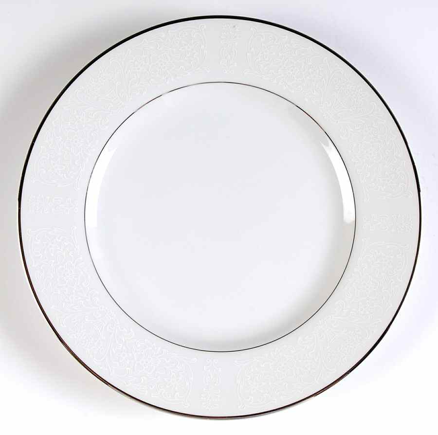 Winter Lace Salad Plate by Brookwood-1
