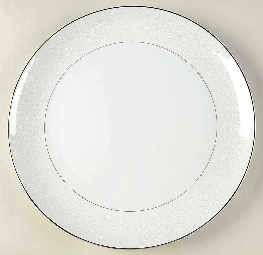 Winter Lace 12" Chop Plate (Round Platter) by Brookwood-1
