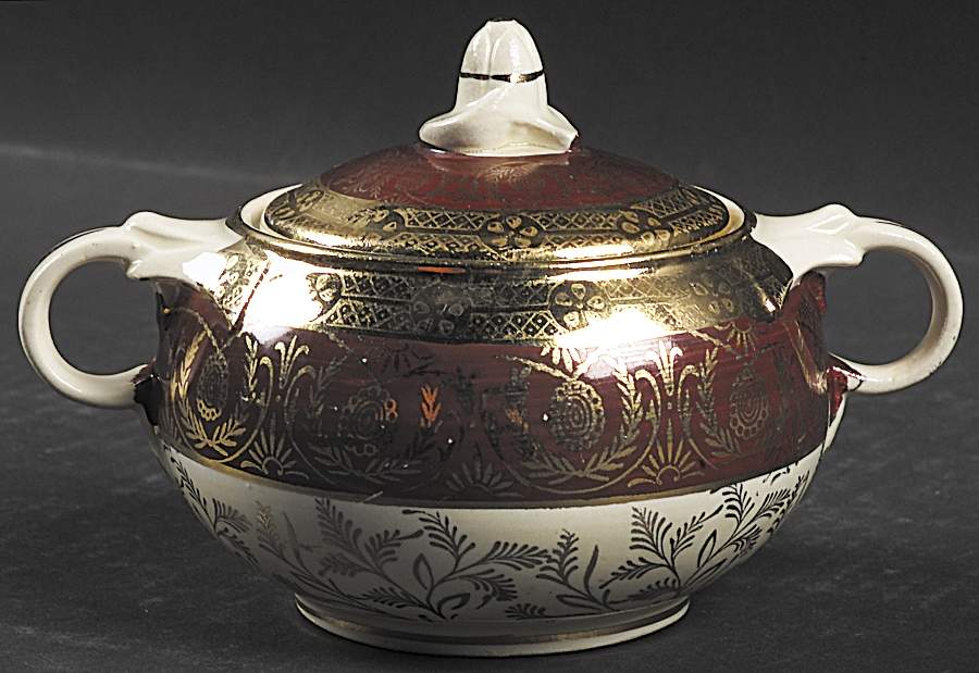 T015 Sugar Bowl & Lid by Bromley-1