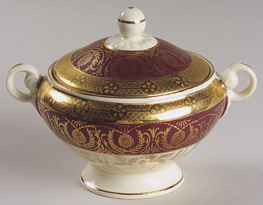 T015 Sugar Bowl & Lid by Bromley-1