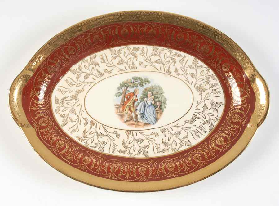T015 12" Oval Serving Platter by Bromley-1