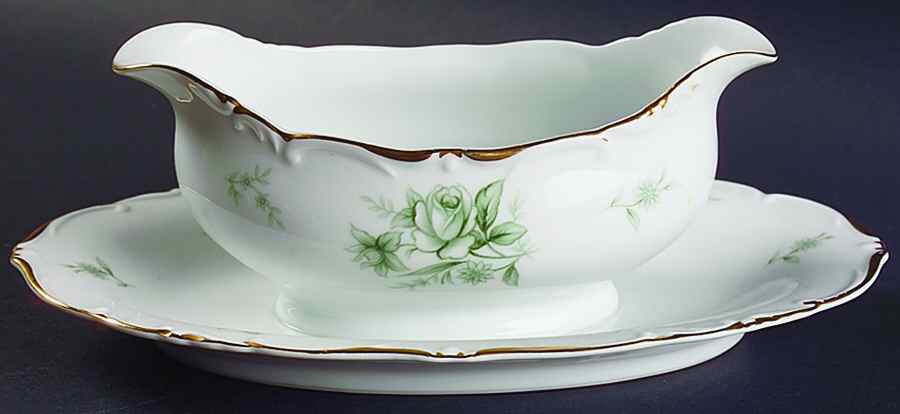 Coventry Gravy Boat with Attached Underplate by Breton-1