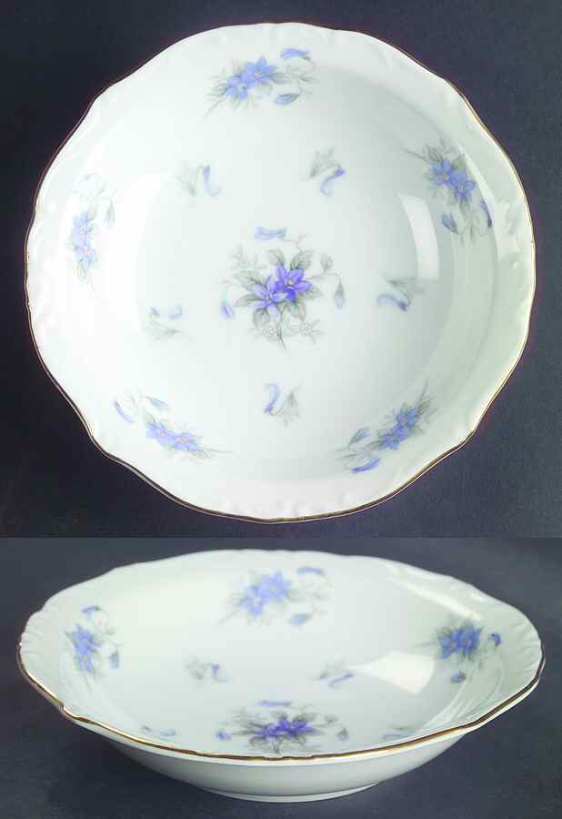 Violetta Rim Fruit/Dessert (Sauce) Bowl by Breton-1