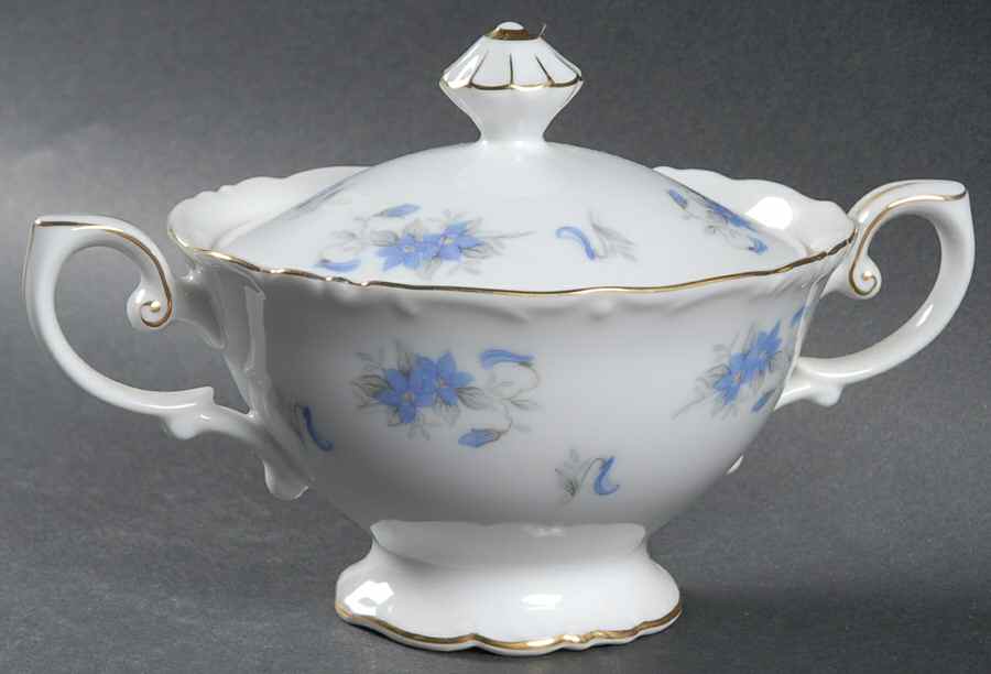 Violetta Sugar Bowl & Lid by Breton-1