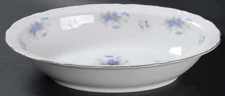 Violetta 10" Oval Vegetable Bowl by Breton-1
