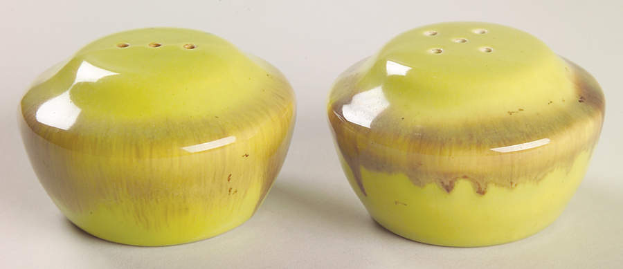Desert Mist Green (Chartreuse) Salt & Pepper Set by Brock-1