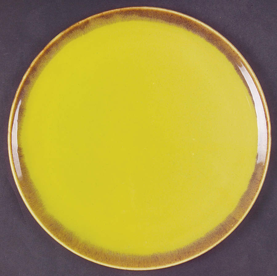 Desert Mist Green (Chartreuse) Luncheon Plate by Brock-1