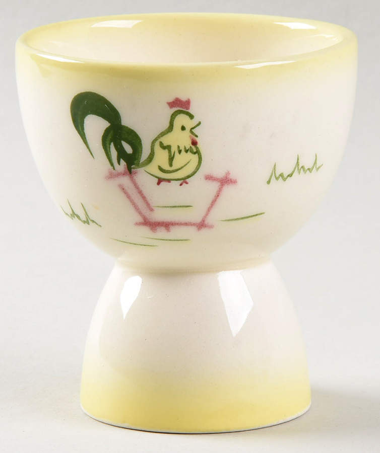 California Farmhouse Yellow Double Egg Cup by Brock-1