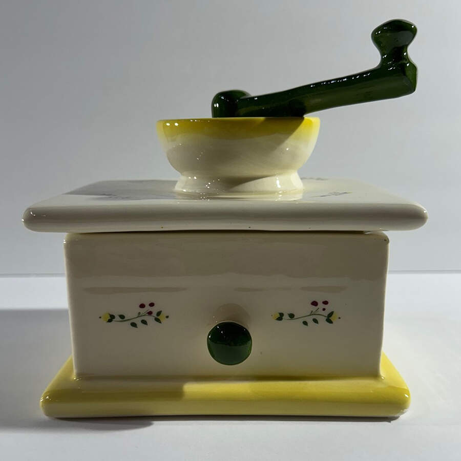 California Farmhouse Yellow Candy Box & Lid by Brock-1
