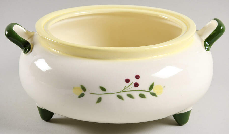 California Farmhouse Yellow Round Vegetable No Lid by Brock-1