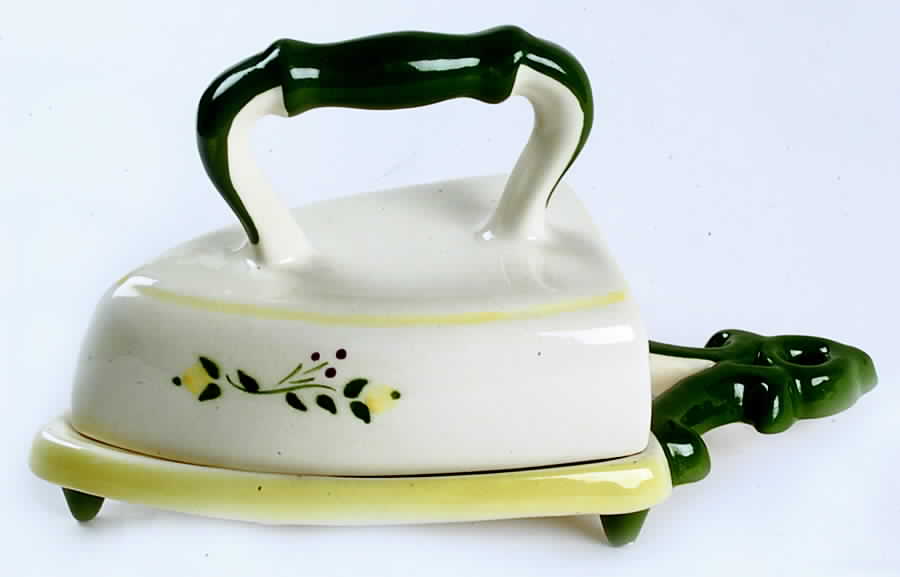 California Farmhouse Yellow 1/4 Lb Covered Butter by Brock-1