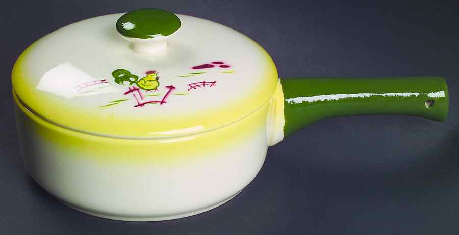 California Farmhouse Yellow Individual Casserole & Lid by Brock-1