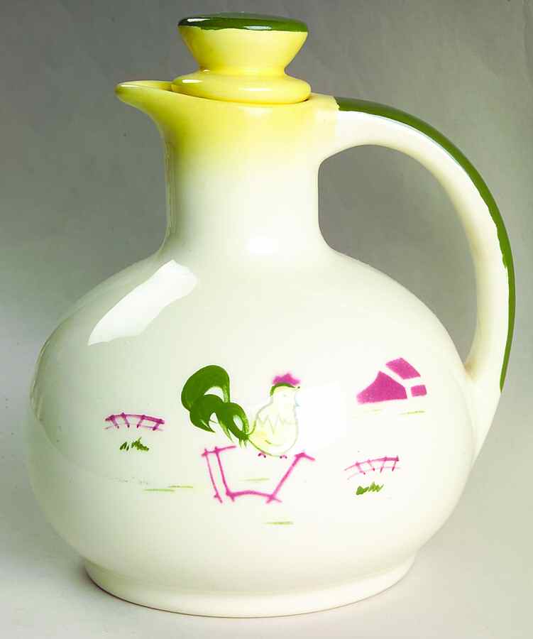 California Farmhouse Yellow Carafe & Lid by Brock-1