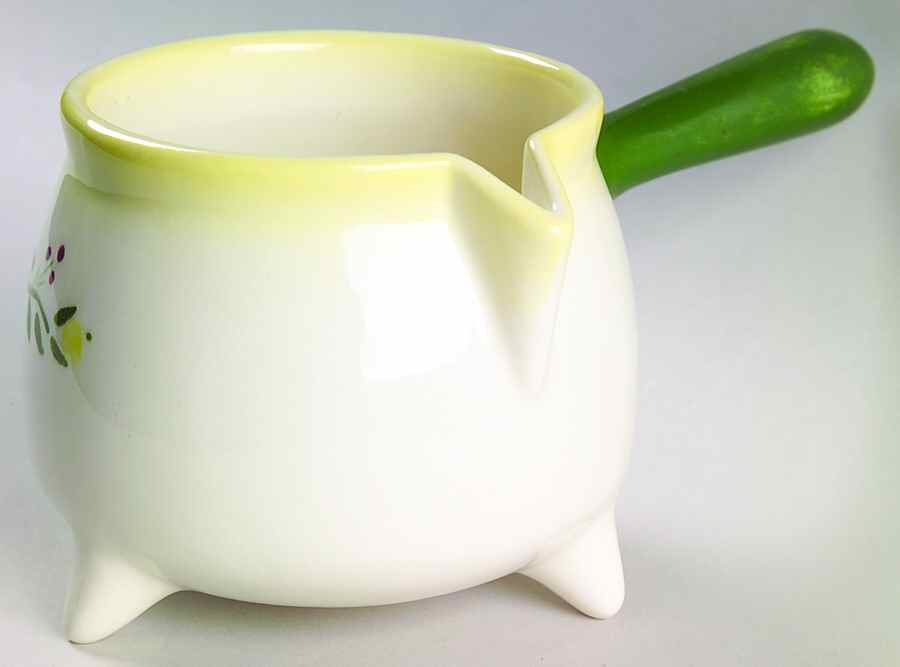 California Farmhouse Yellow Creamer by Brock-1