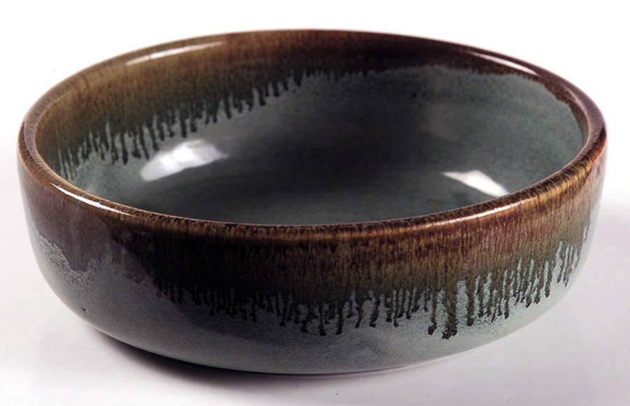 California Rustic (Turquoise) Fruit/Dessert (Sauce) Bowl by Brock-1