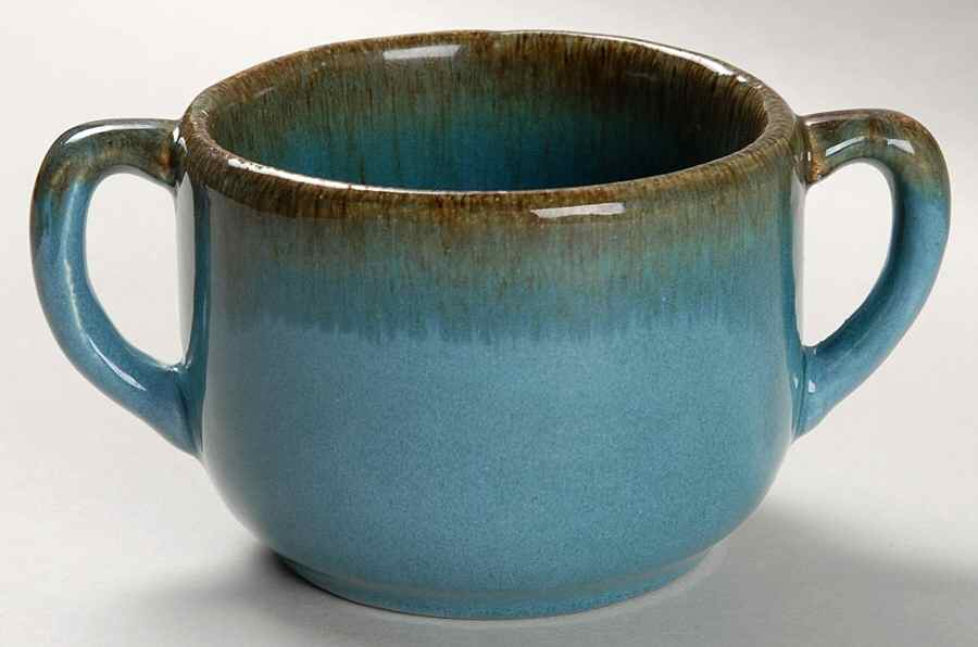 California Rustic (Turquoise) Sugar Bowl No Lid by Brock-1