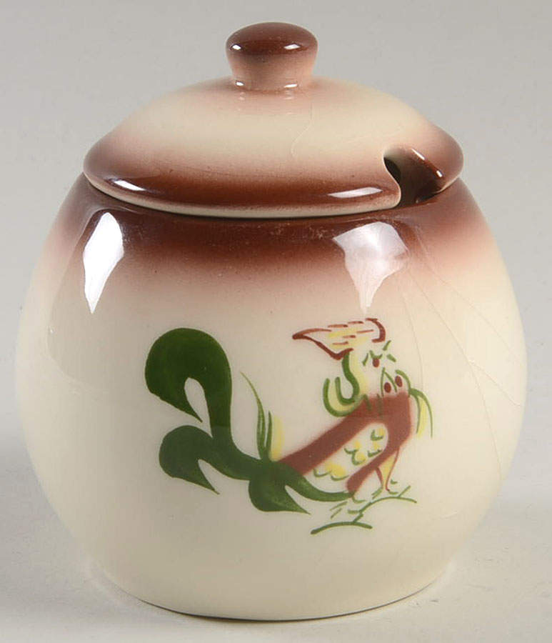 Chanticleer Condiment Jar & Lid by Brock-1