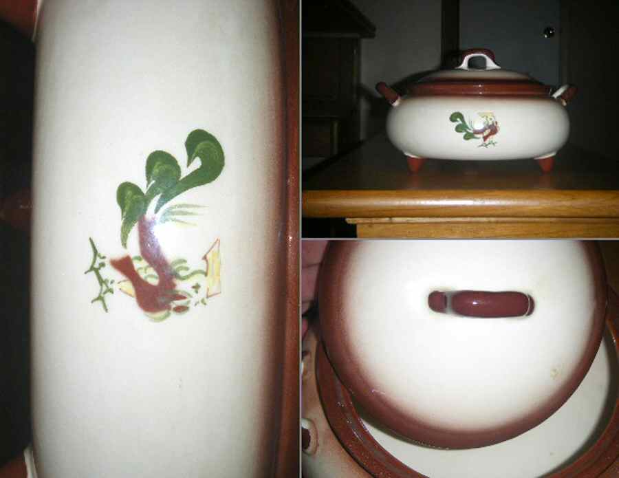 Chanticleer Round Covered Vegetable by Brock-1