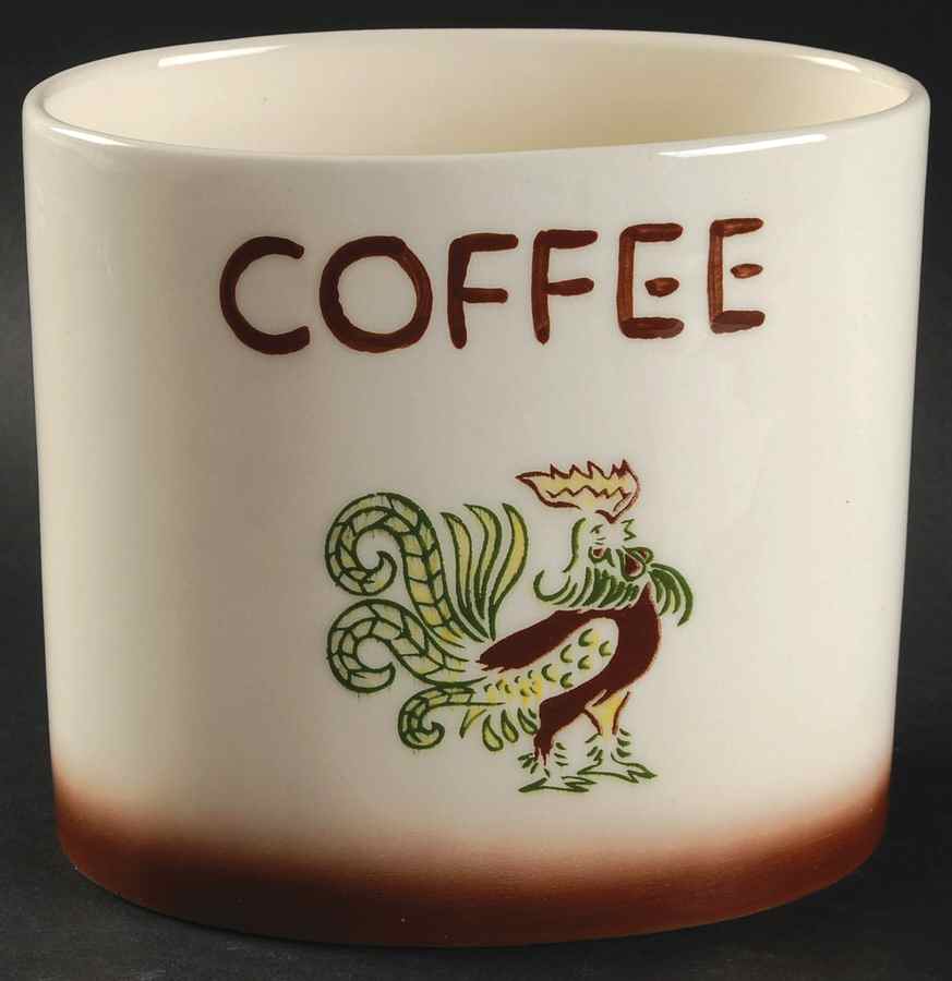 Chanticleer Coffee Canister No Wood Lid by Brock-1