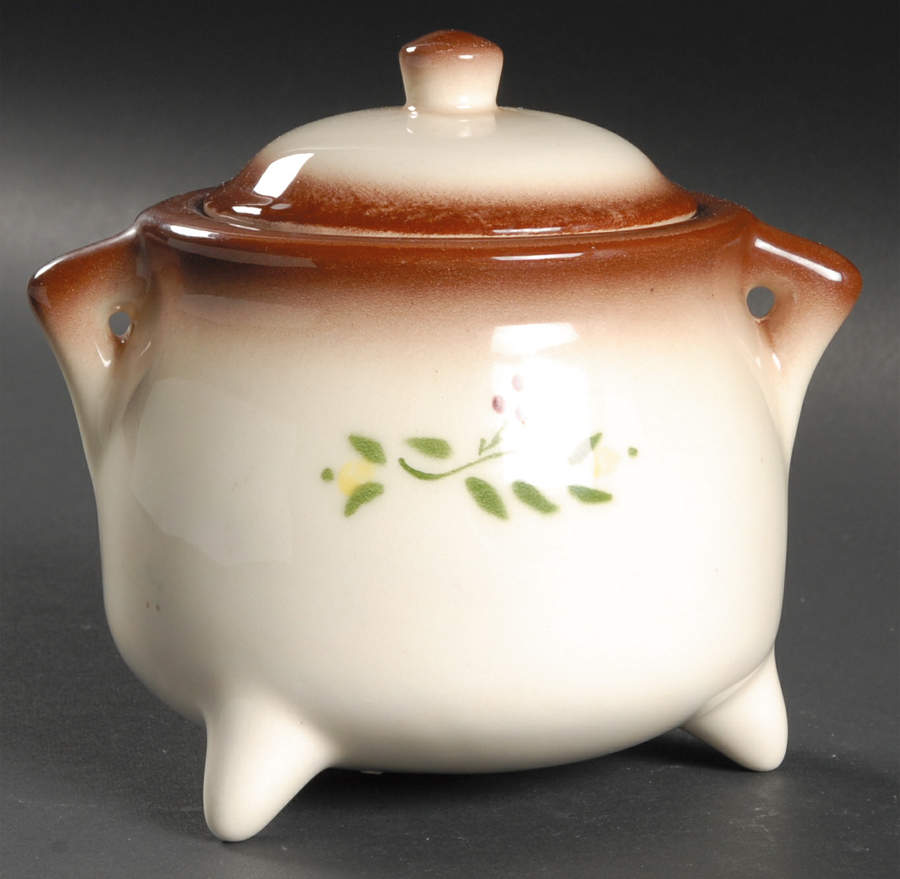 Country Lane Brown Sugar Bowl & Lid by Brock-1