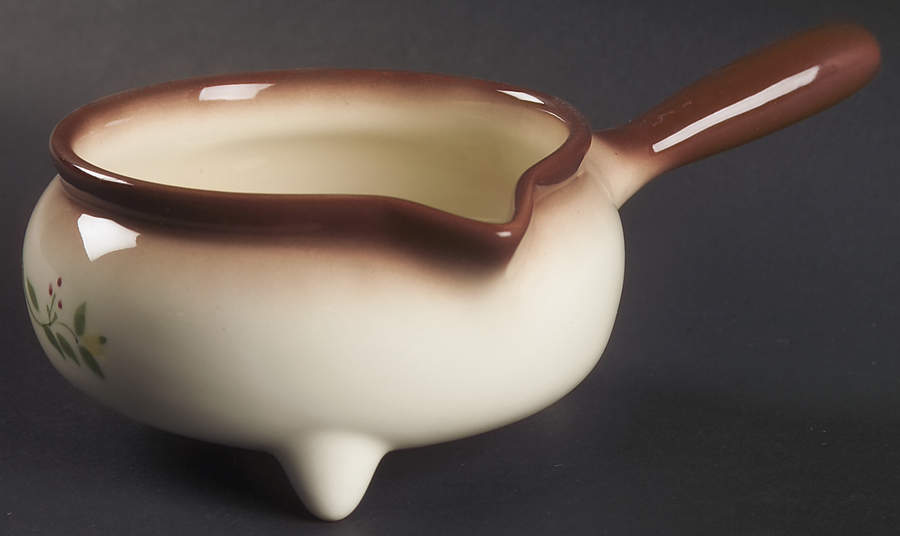 Country Lane Brown Gravy Boat by Brock-1