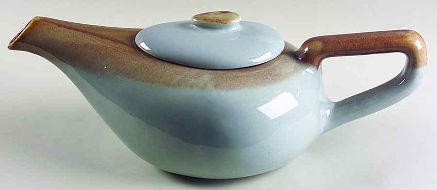 Desert Mist Grey Mist Teapot & Lid by Brock-1
