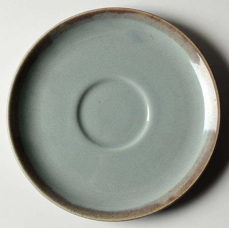 Desert Mist Grey Mist Saucer for Flat Cup by Brock-1