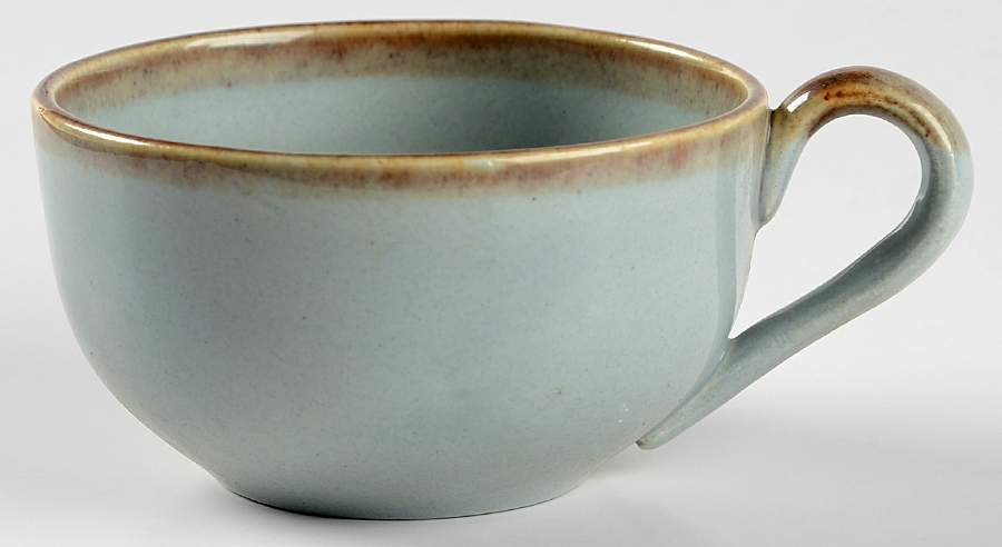 Desert Mist Grey Mist Flat Cup by Brock-1