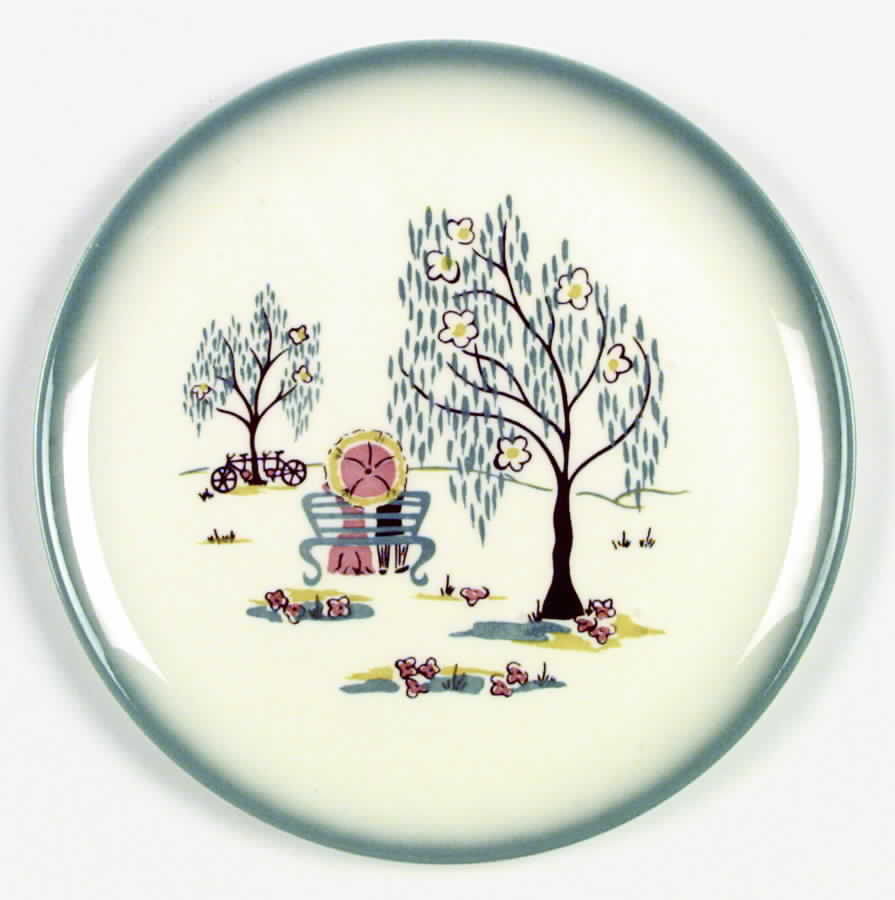 Forever Yours Luncheon Plate by Brock-1
