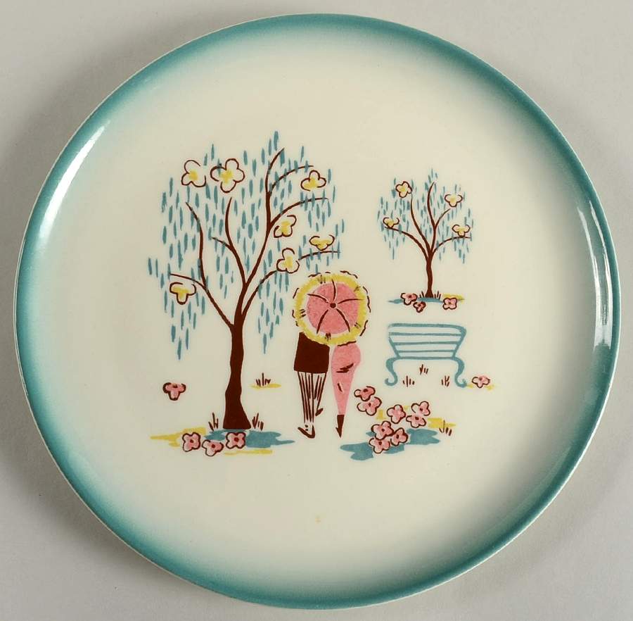 Forever Yours Salad Plate by Brock-1