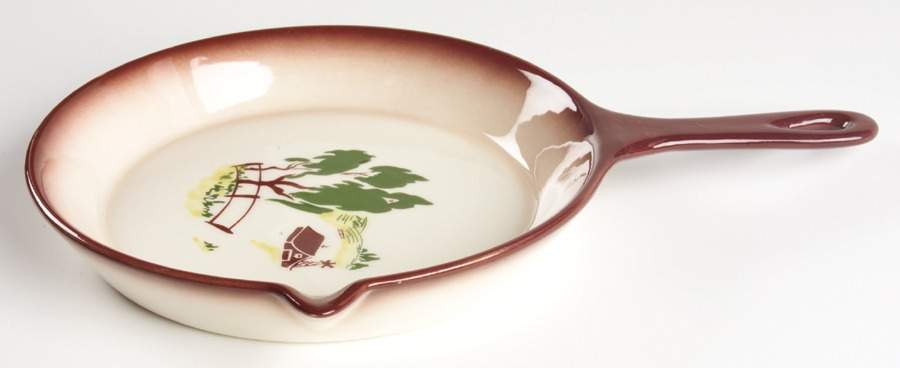 Harvest (Brown Trim) 10" Open Skillet by Brock-1