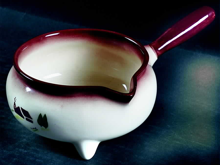 Harvest (Brown Trim) Gravy Boat by Brock-1