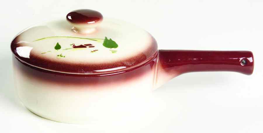 Harvest (Brown Trim) Individual Casserole & Lid by Brock-1