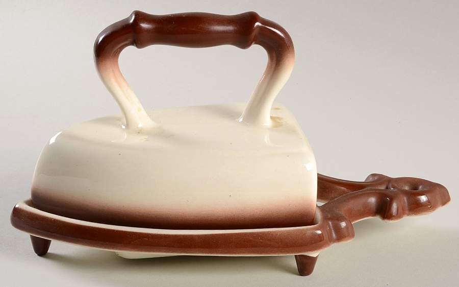 Harvest (Brown Trim) 1/4 Lb Covered Butter by Brock-1
