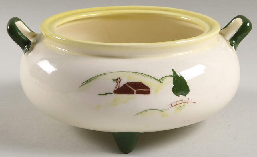 Harvest (Yellow Trim) Round Vegetable No Lid by Brock-1