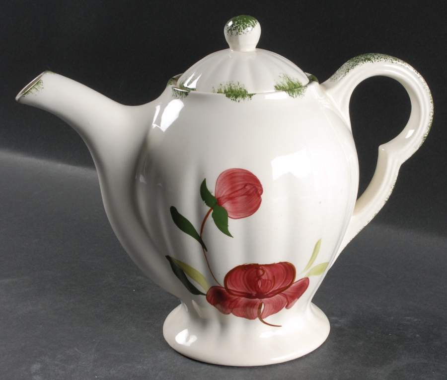 Allegro Coffee Pot & Lid by Blue Ridge Southern Pottery-1