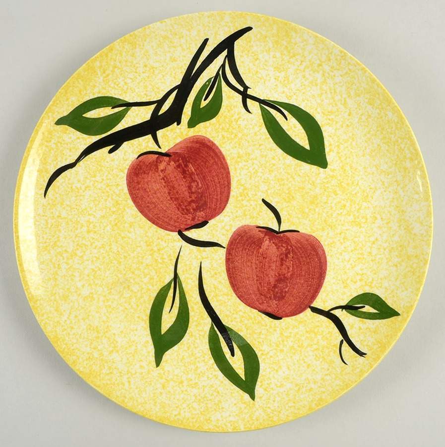 Apple Jack Luncheon Plate by Blue Ridge Southern Pottery-1