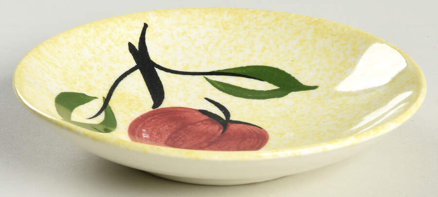 Apple Jack Fruit/Dessert (Sauce) Bowl by Blue Ridge Southern Pottery-1