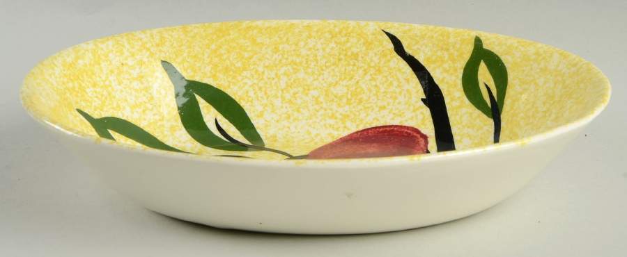 Apple Jack 9" Oval Vegetable Bowl by Blue Ridge Southern Pottery-1