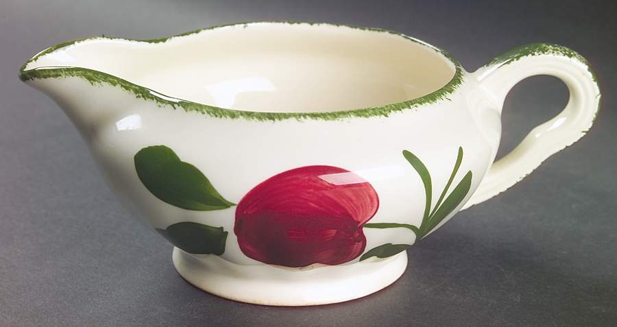 Apple Trio Gravy Boat by Blue Ridge Southern Pottery-1