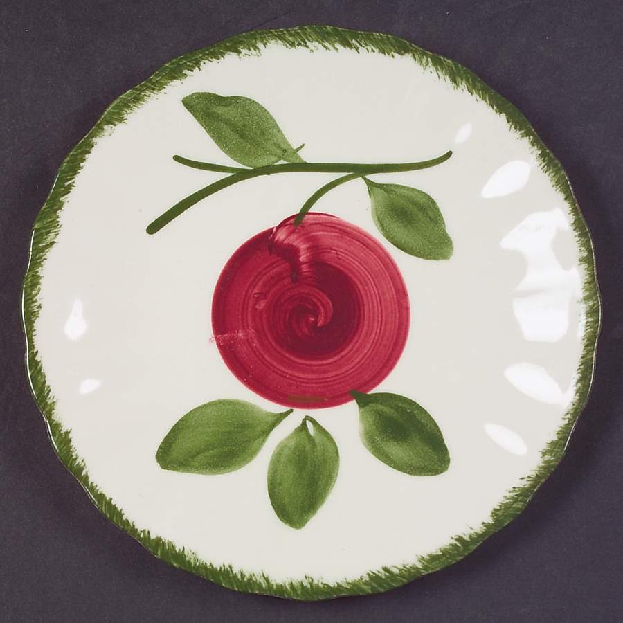 Apple Trio Bread & Butter Plate by Blue Ridge Southern Pottery-1
